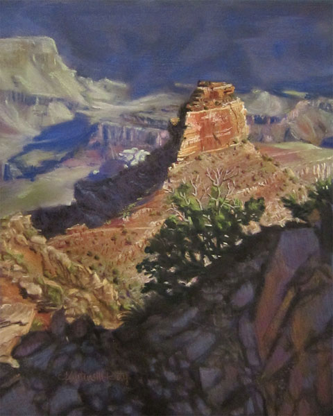 O'Neill Butte 10 x 8 pastel