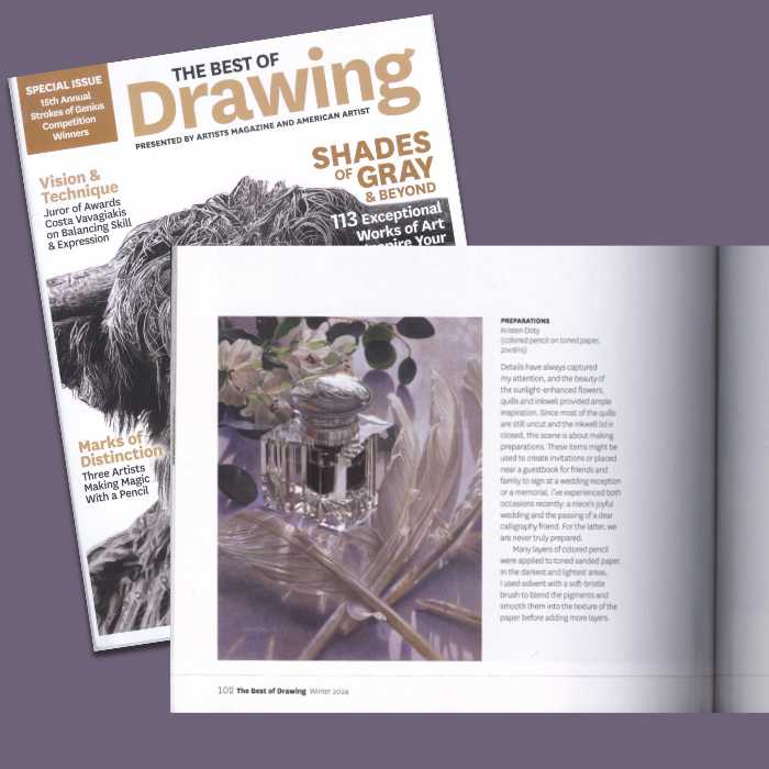 Preparations in The Best of Drawing Magazine 2024