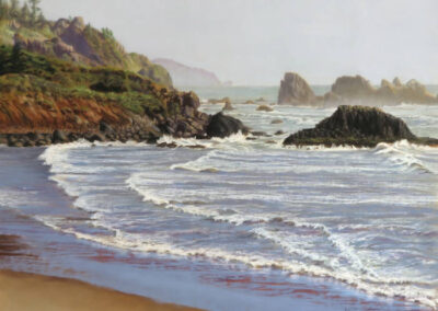 Indian Beach, Pastel, 15.5" x 18.25"